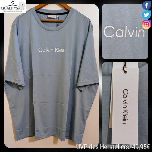 CALVIN KLEIN Herren T-Shirt Gr. 5XL Plus Size