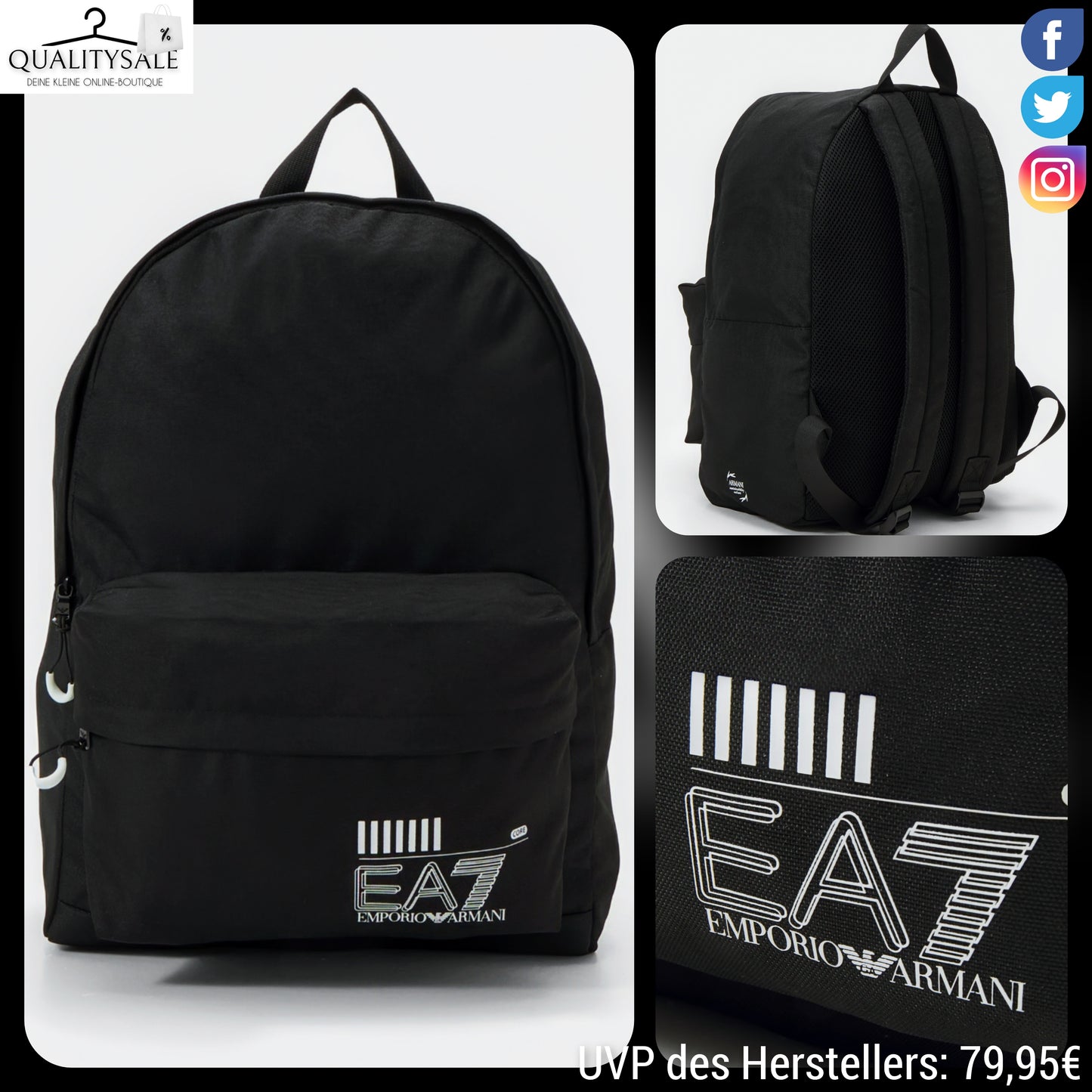 EA7 EMPORIO ARMANI Unisex Rucksack