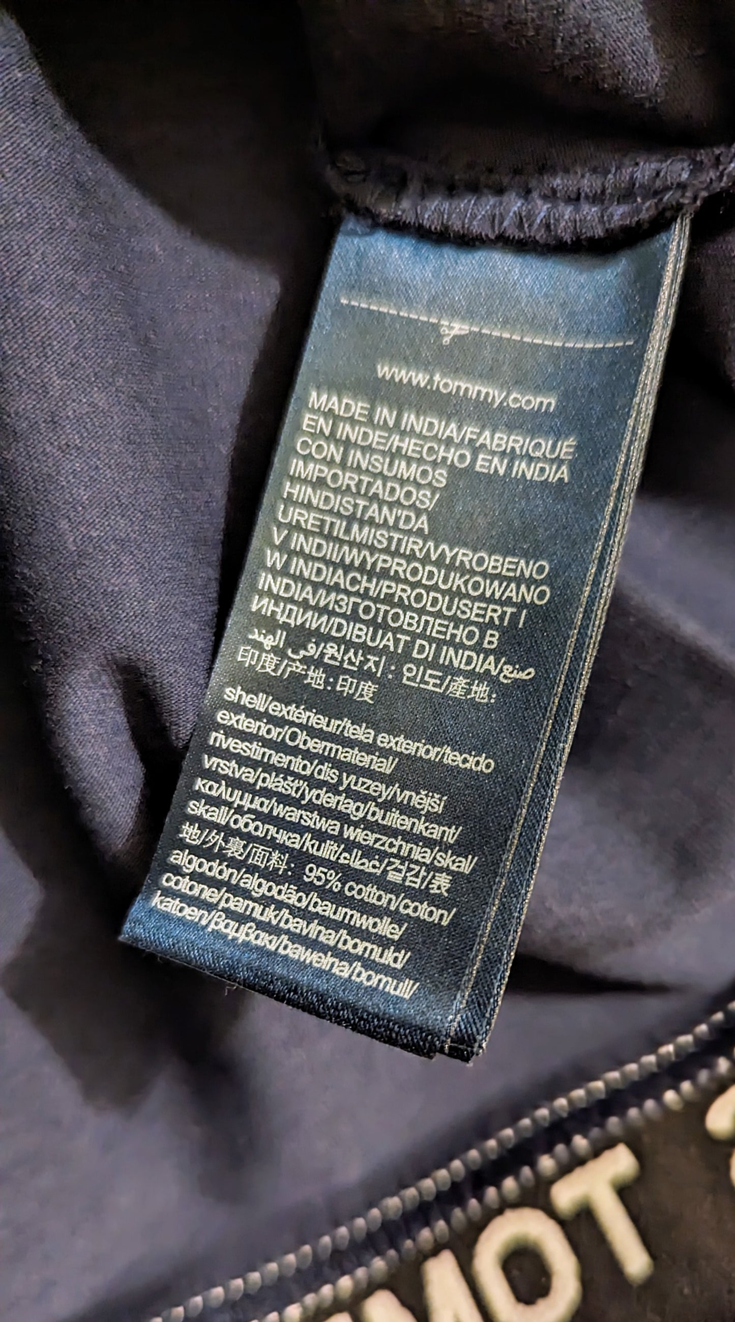 TOMMY JEANS Cropped Damen Langarmshirt Gr. XL