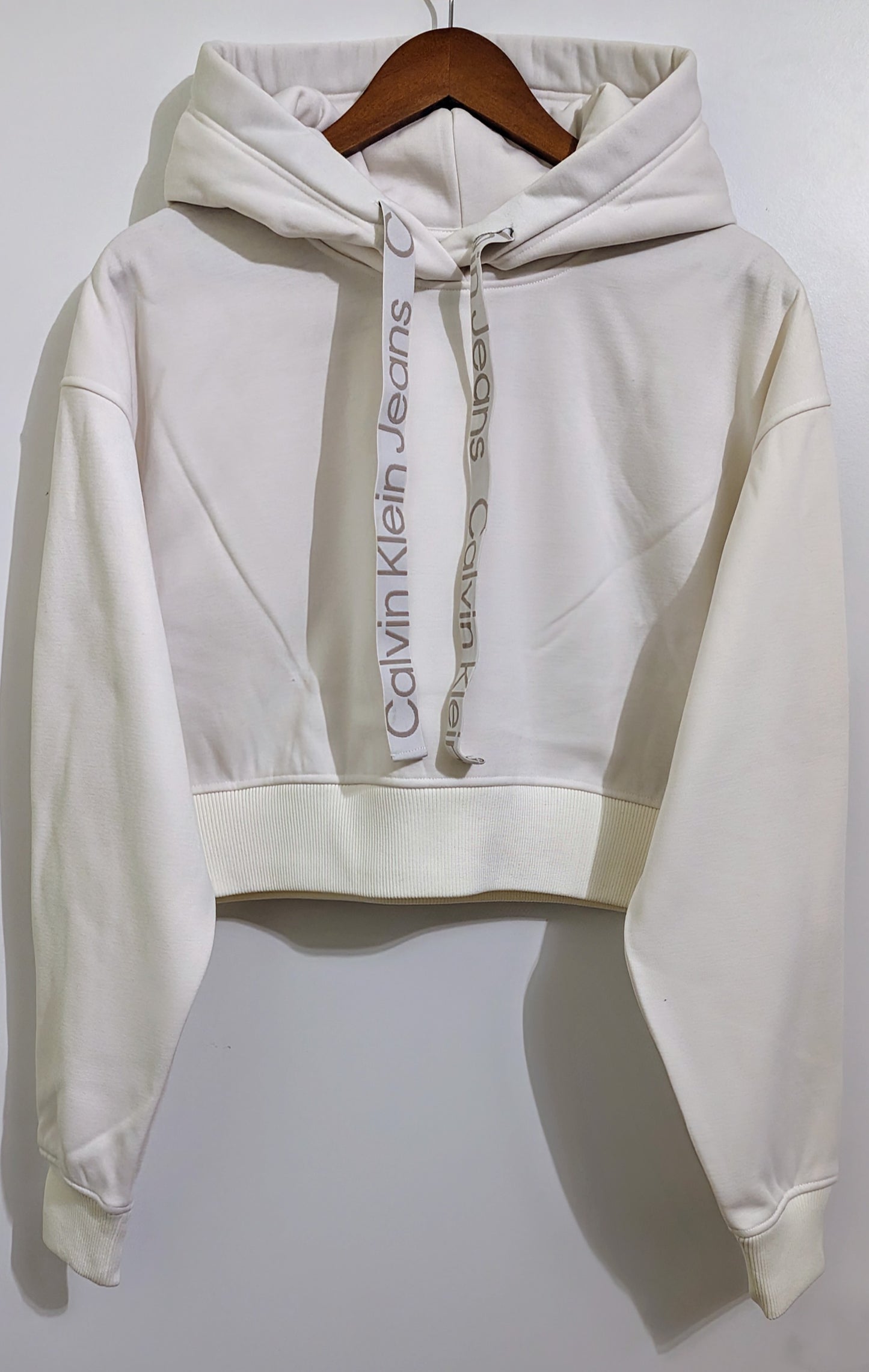 CALVIN KLEIN JEANS Cropped Damen Hoodie Gr. XL