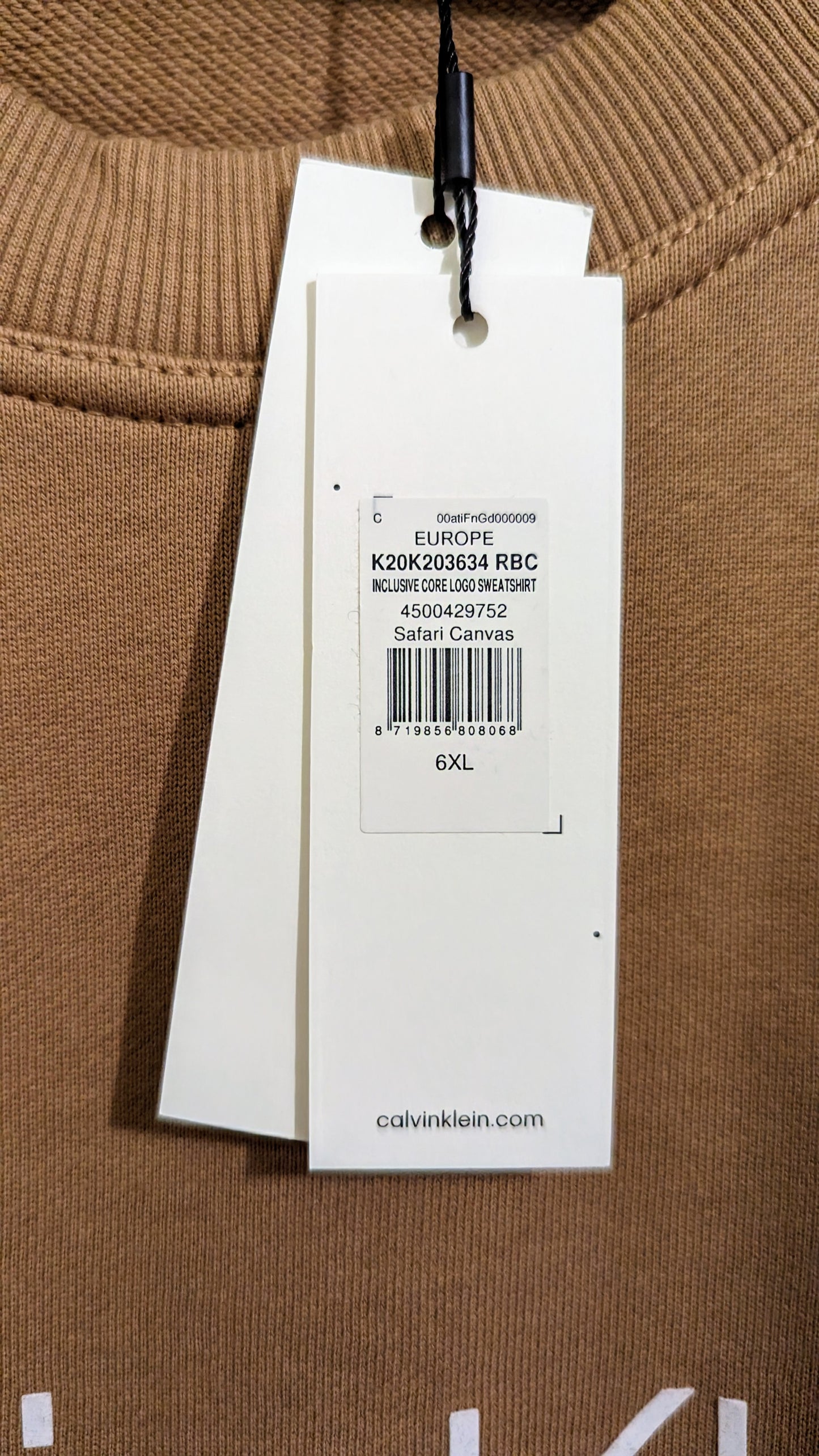 CALVIN KLEIN Damen Sweatshirt Gr. 50