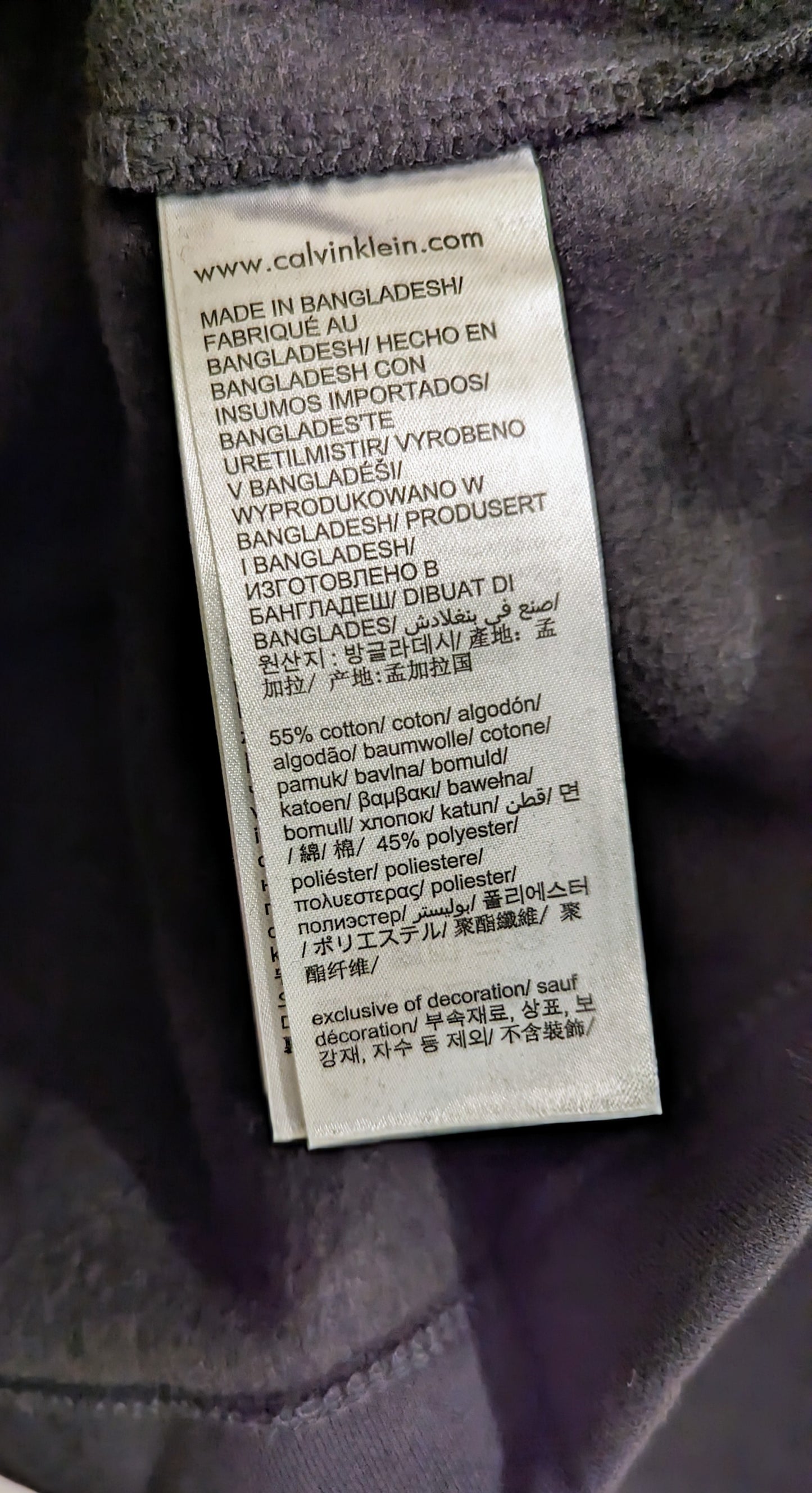 CALVIN KLEIN JEANS Cropped Damen Sweatshirt Gr. 46