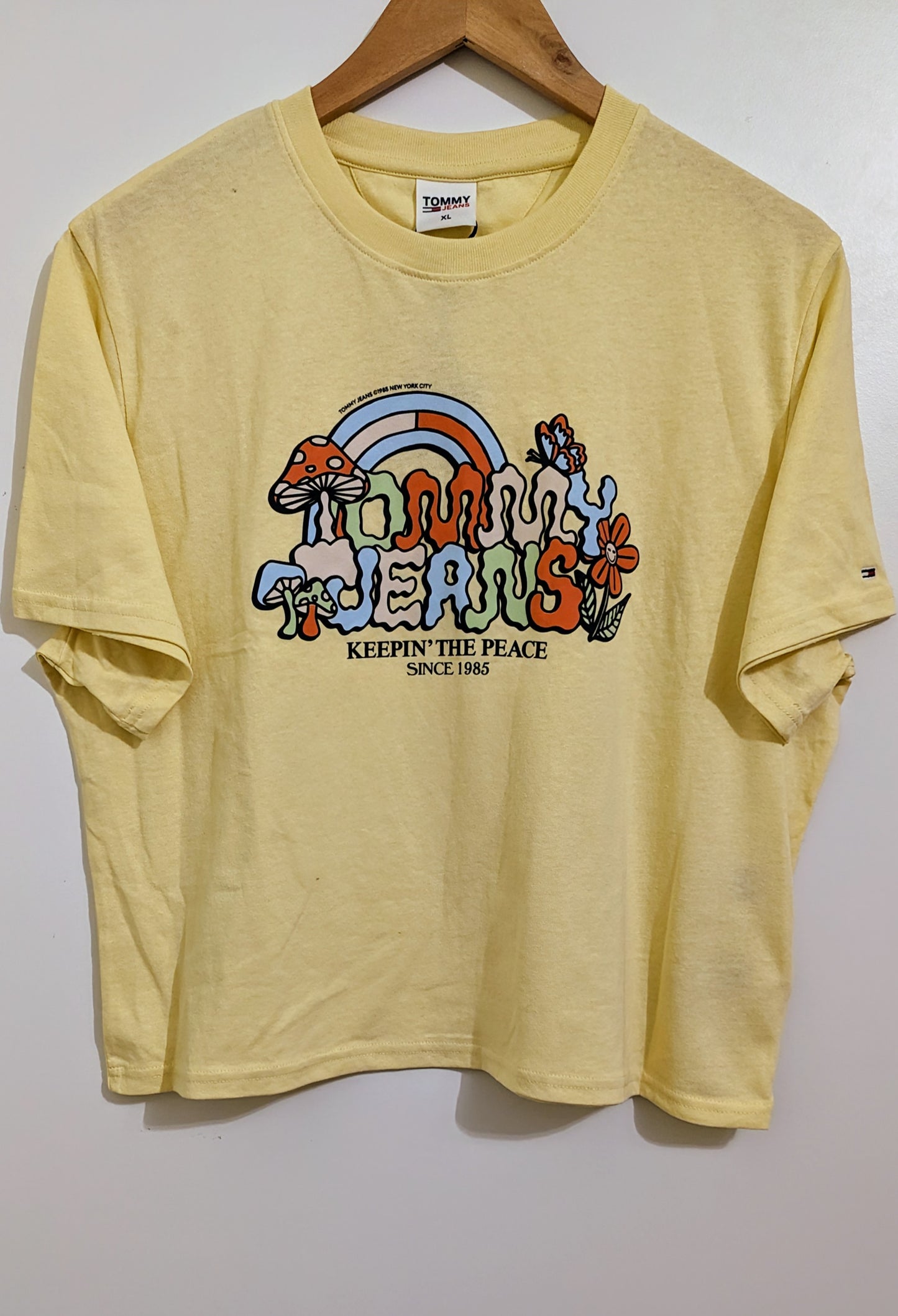 TOMMY JEANS Damen T-Shirt Gr. XL