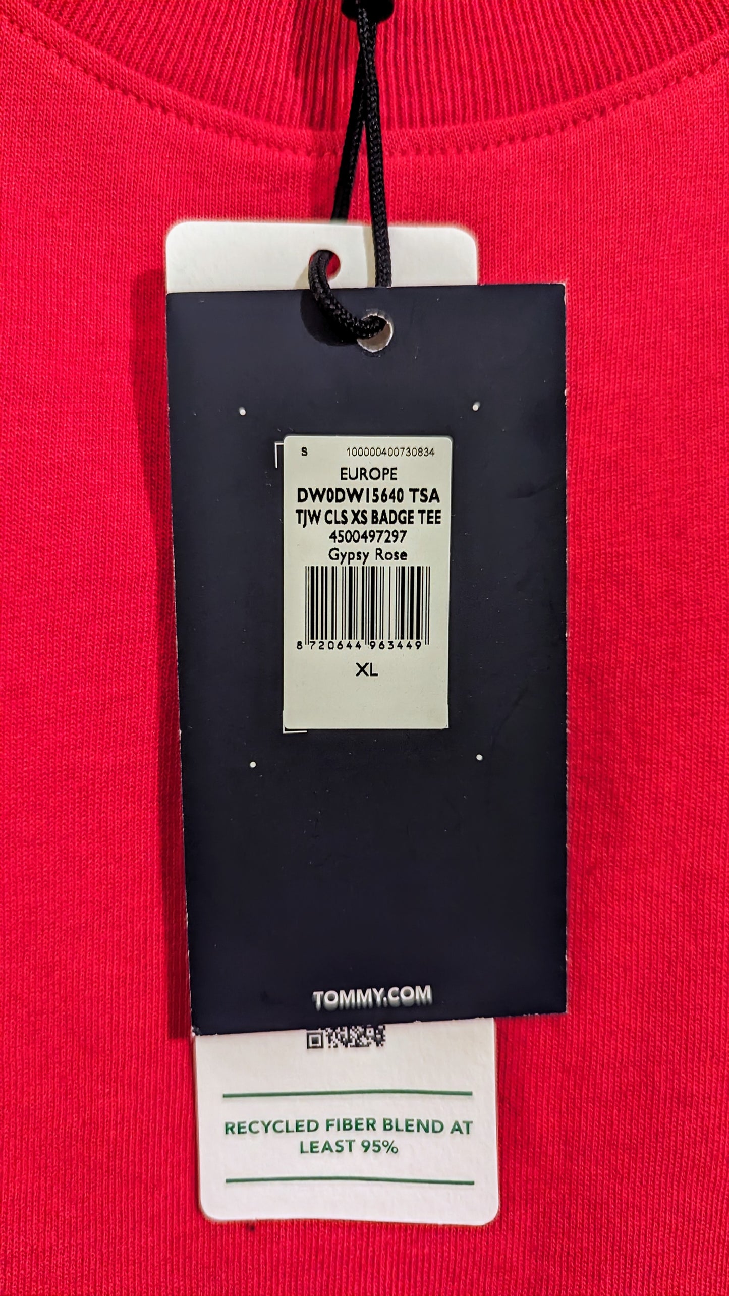 TOMMY JEANS Damen T-Shirt Gr. XL