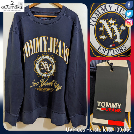 TOMMY JEANS Herren Sweatshirt Gr. 4XL Plus Size