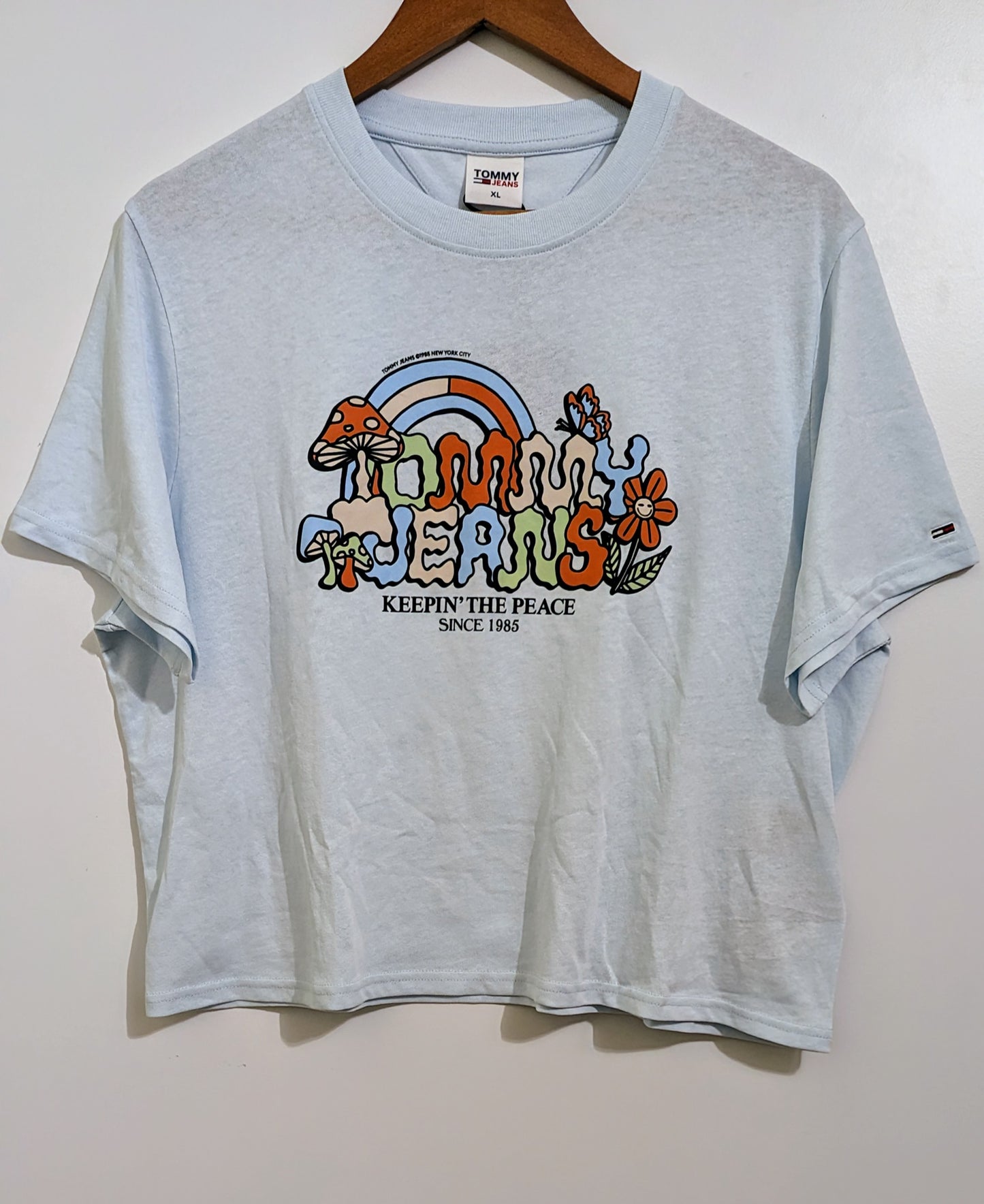 TOMMY JEANS Damen T-Shirt Gr. XL