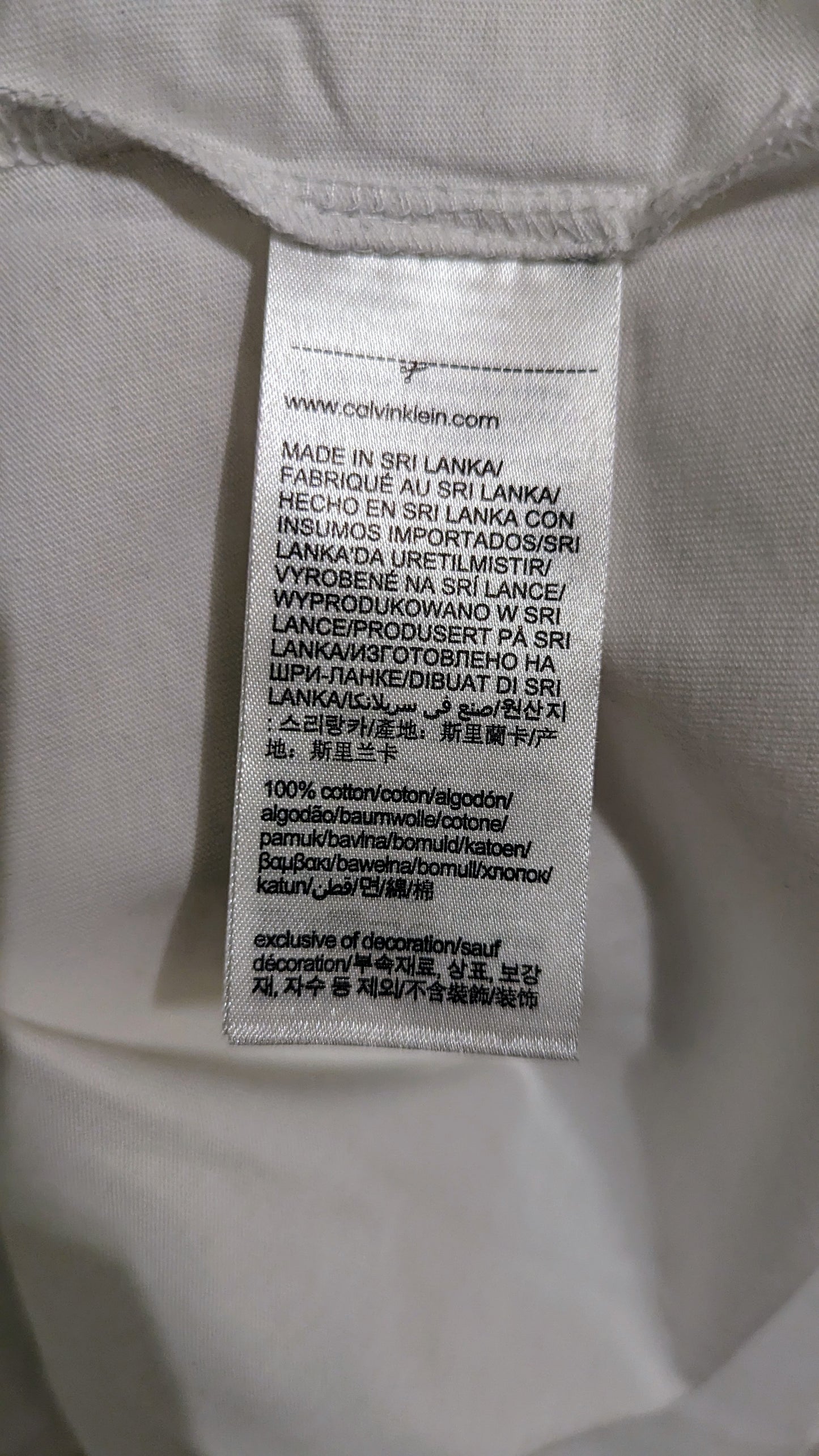 CALVIN KLEIN Herren T-Shirt Gr. 5XL Plus Size