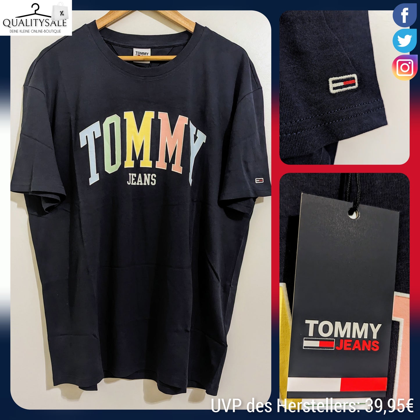 TOMMY JEANS Herren T-Shirt Gr. XXL