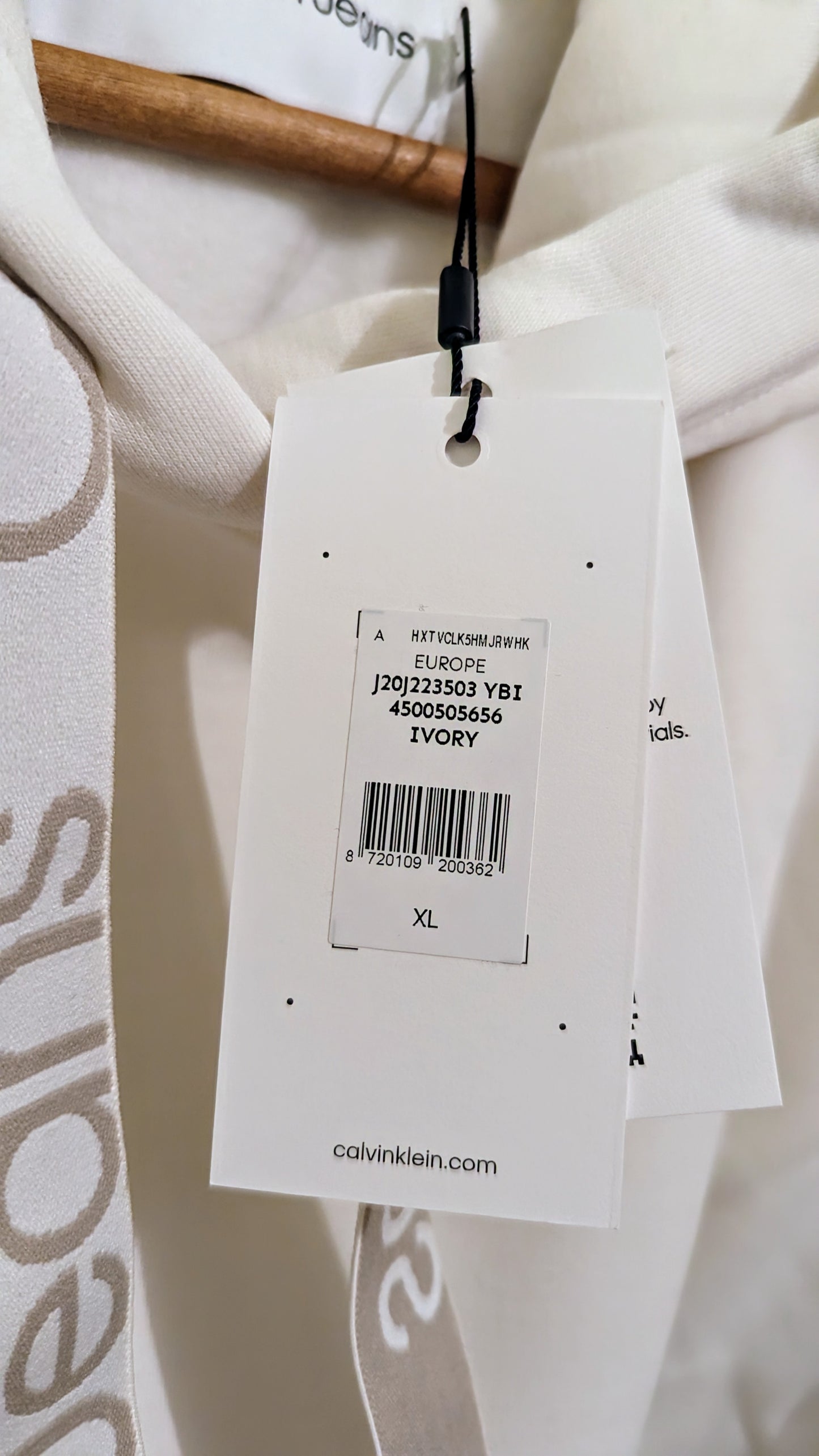 CALVIN KLEIN JEANS Cropped Damen Hoodie Gr. XL