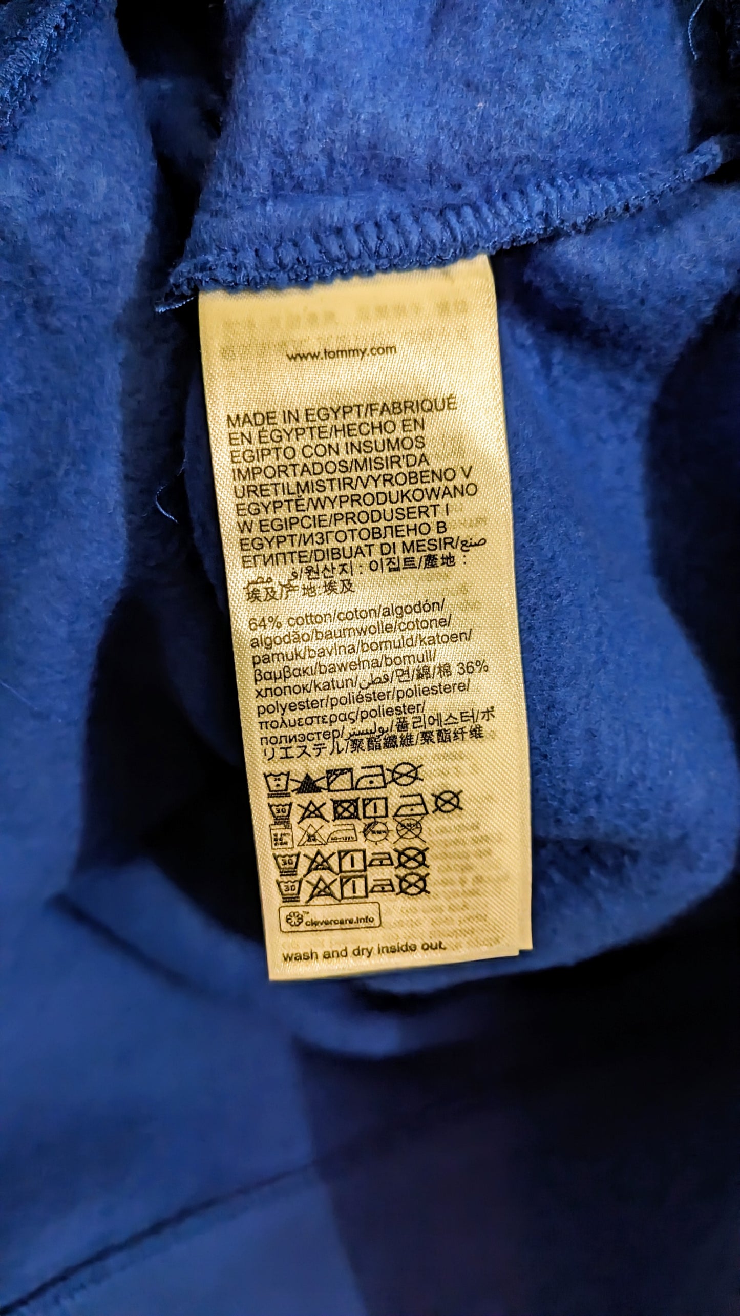 TOMMY HILFIGER Herren Hoodie Gr. 2XL Plus Size