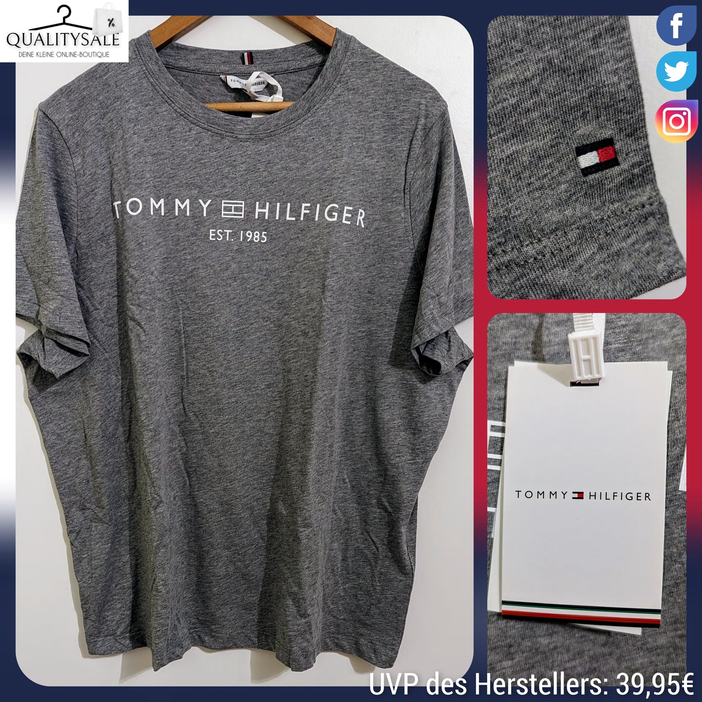TOMMY HILFIGER Damen T-Shirt Gr. 48