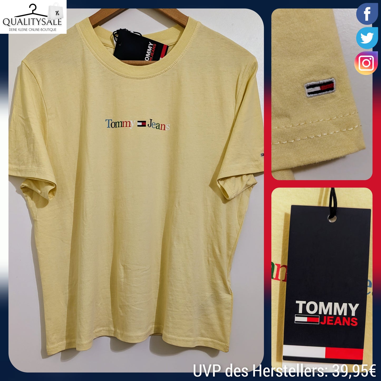 TOMMY JEANS Damen T-Shirt Gr. 42