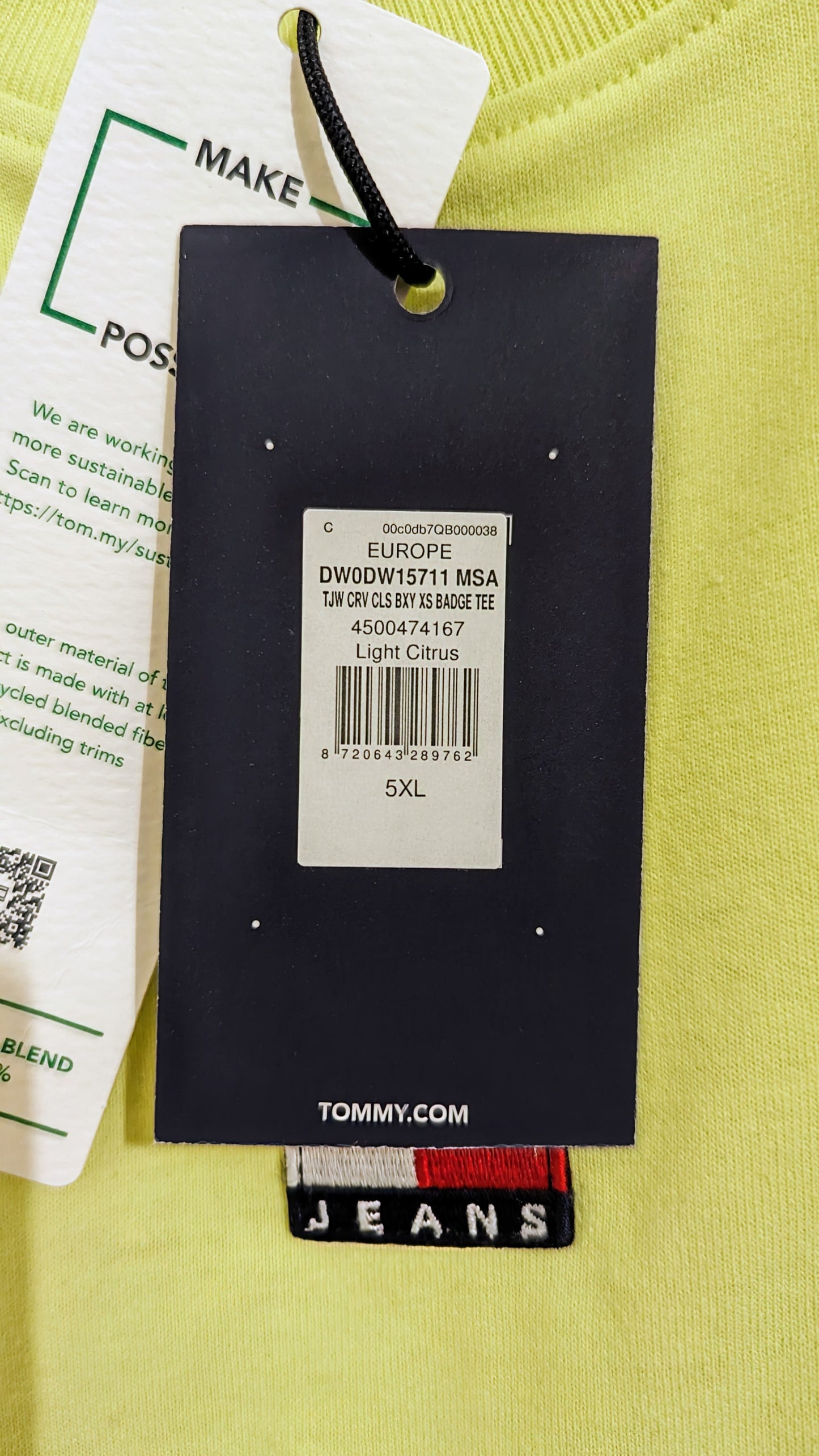 TOMMY JEANS Damen T-Shirt Gr 50