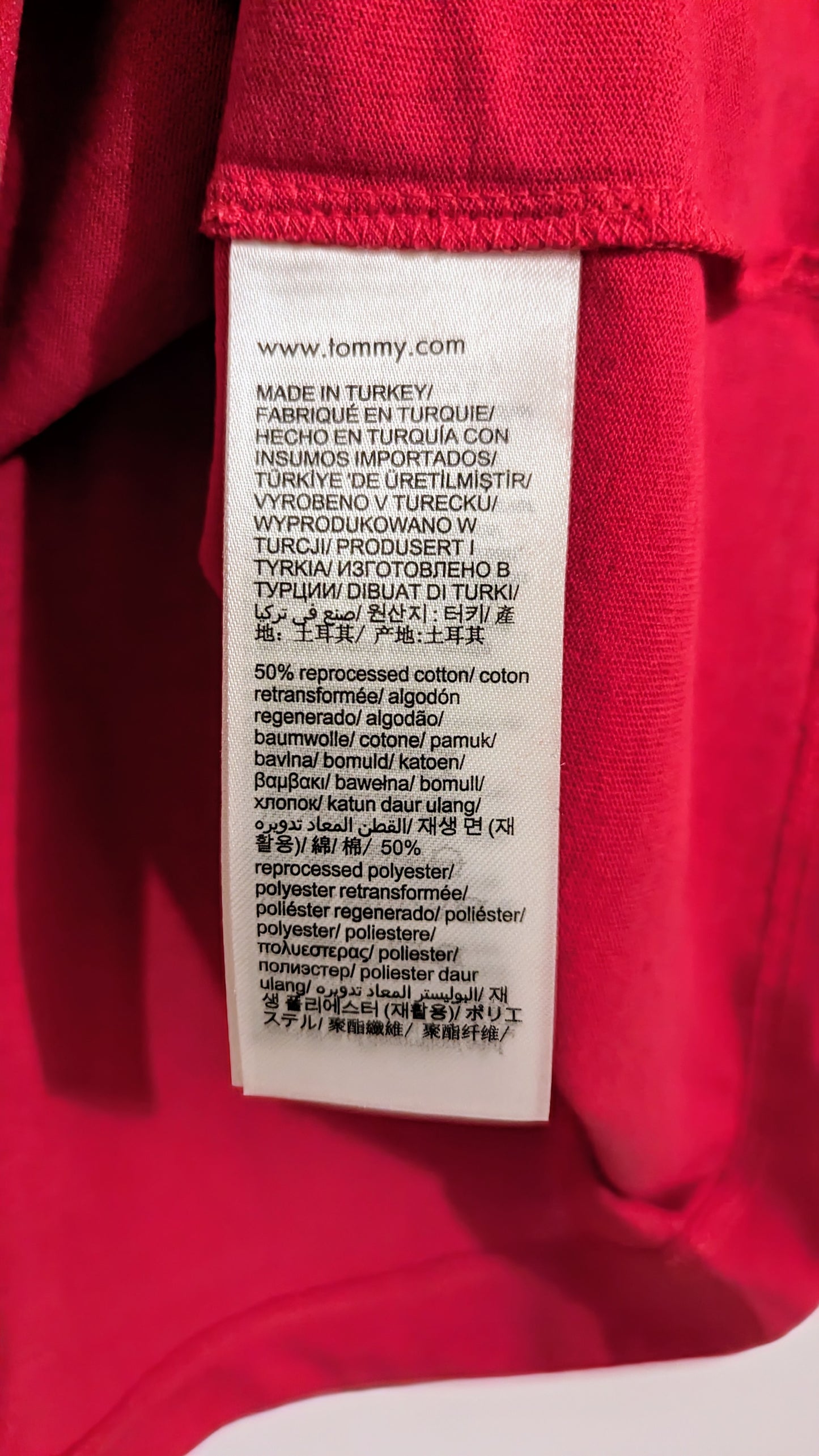 TOMMY JEANS Damen T-Shirt Gr. XL