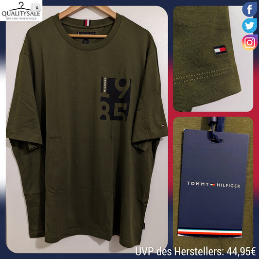 TOMMY HILFIGER Herren T-Shirt Gr. 4XL Plus Size