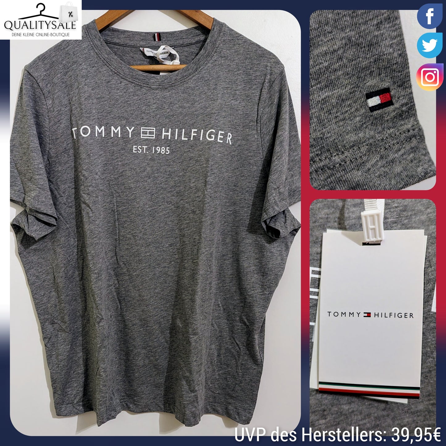 TOMMY HILFIGER Damen T-Shirt Gr. 46