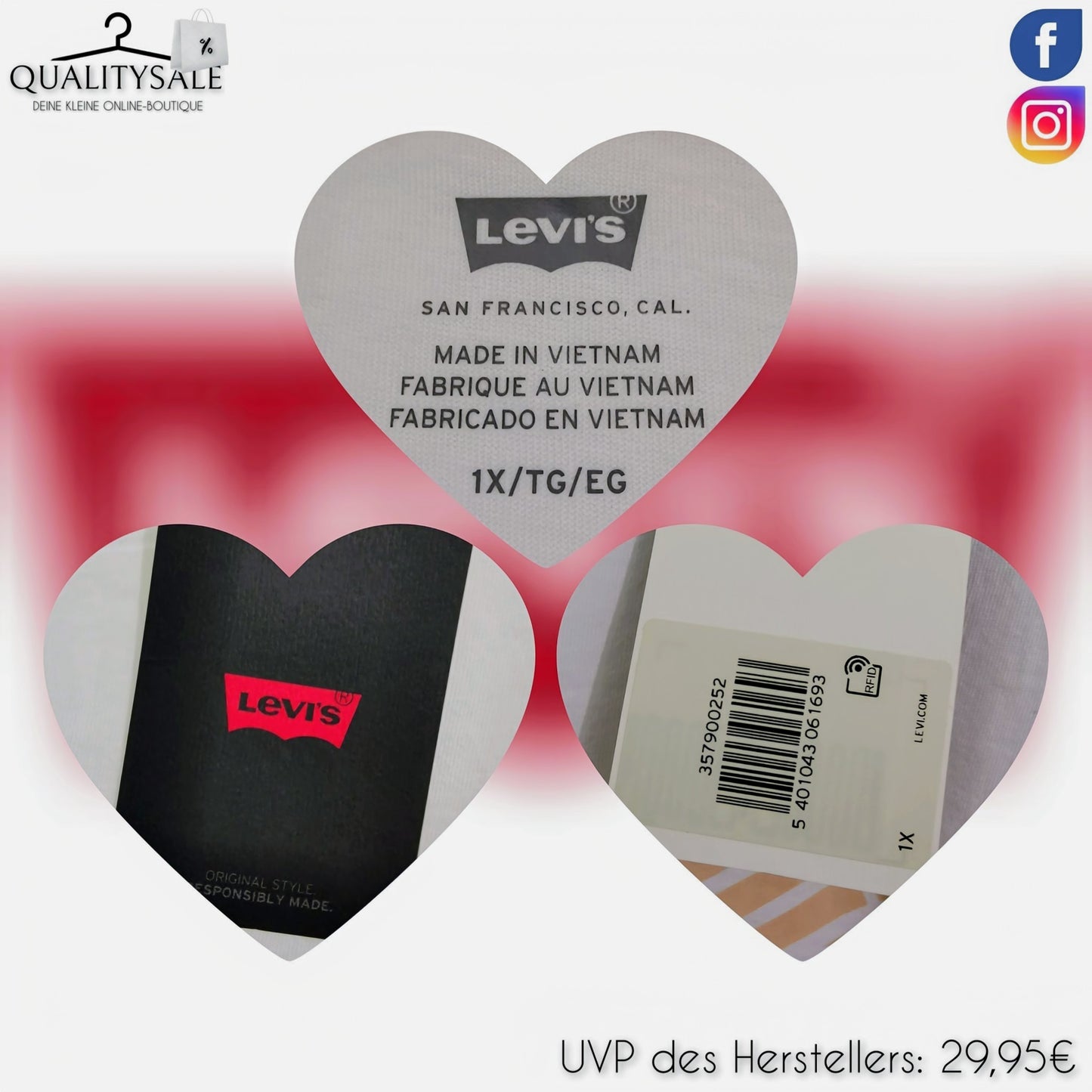 LEVI'S Damen T-Shirt Gr. 44