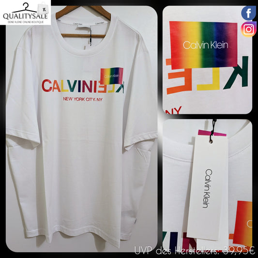 CALVIN KLEIN JEANS Herren T-Shirt Gr. 4XL oder 5XL Plus Size