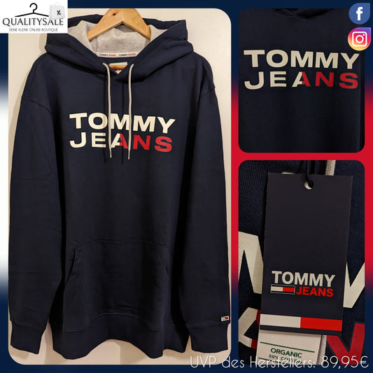 TOMMY JEANS Herren Hoodie Gr. 2XL Plus Size