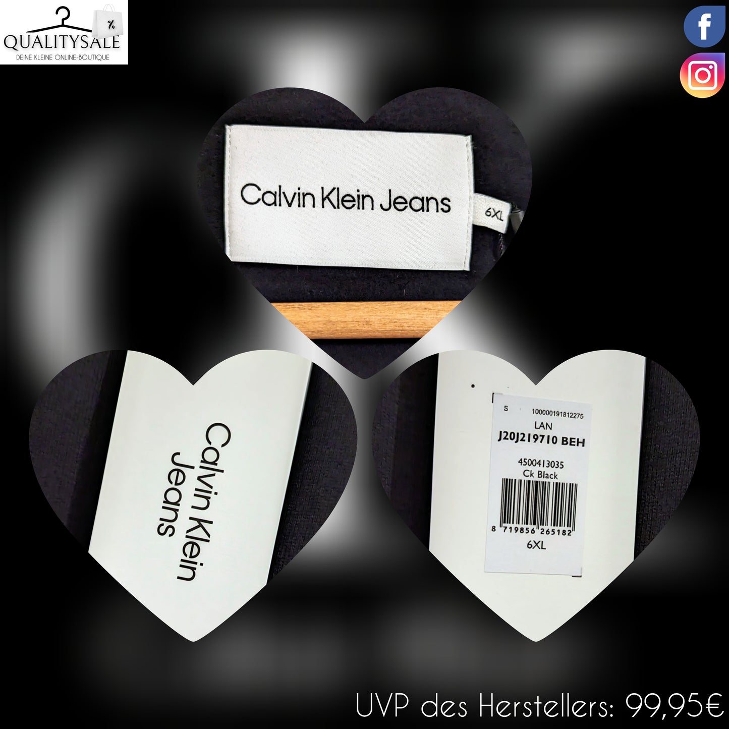 CALVIN KLEIN JEANS Damen Sweatshirt Gr. 46, 50 oder 52