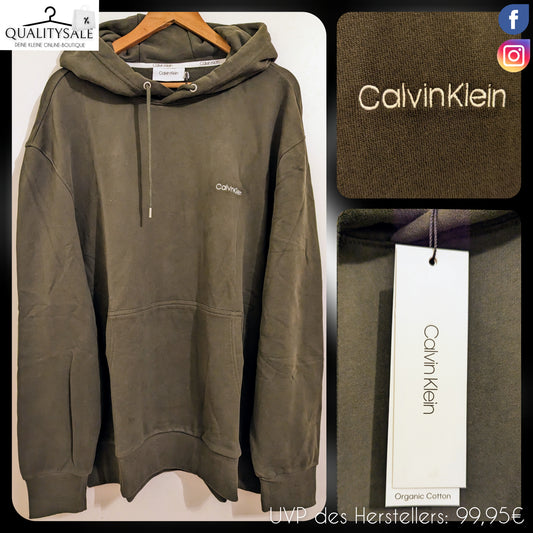 CALVIN KLEIN Herren Hoodie Gr. 2XL Plus Size o. 5XL Plus Size