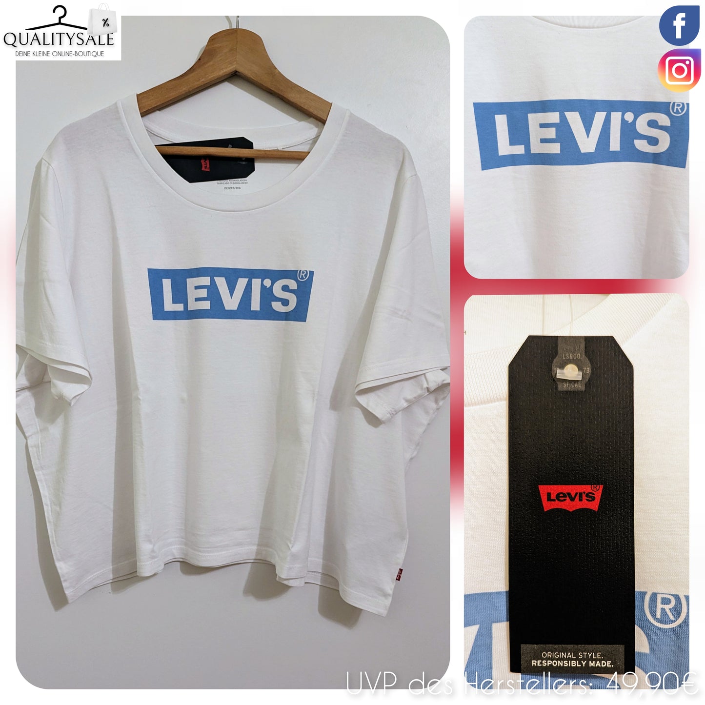 LEVI'S Damen T-Shirt Gr. 50