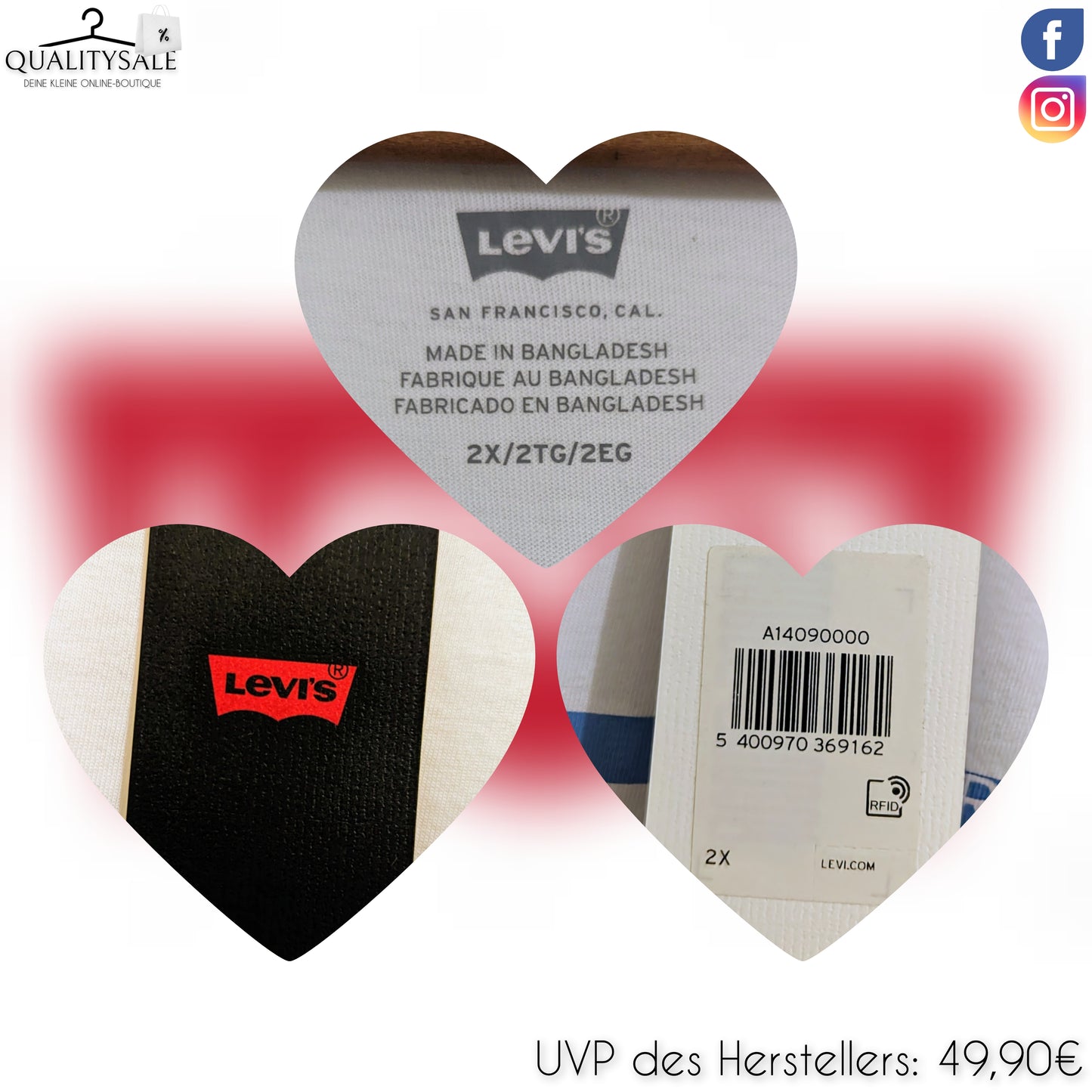 LEVI'S Damen T-Shirt Gr. 50