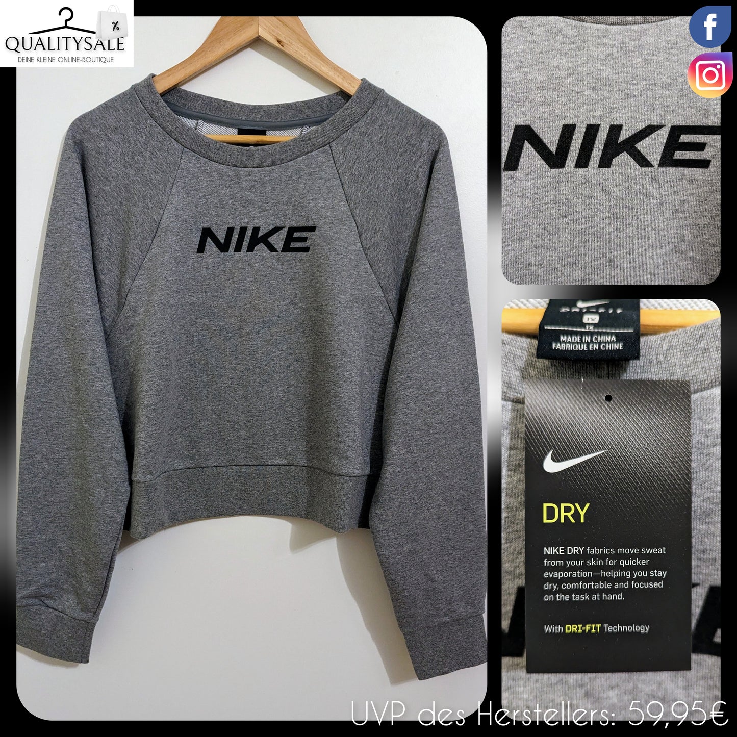 Nike Damen Sweatshirt Gr. 42/44