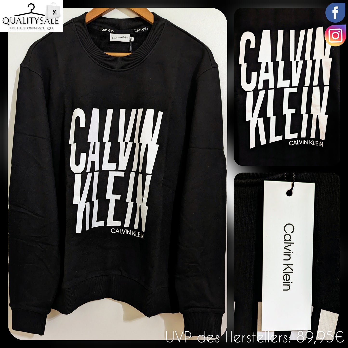CALVIN KLEIN Herren Sweatshirt Gr. XL