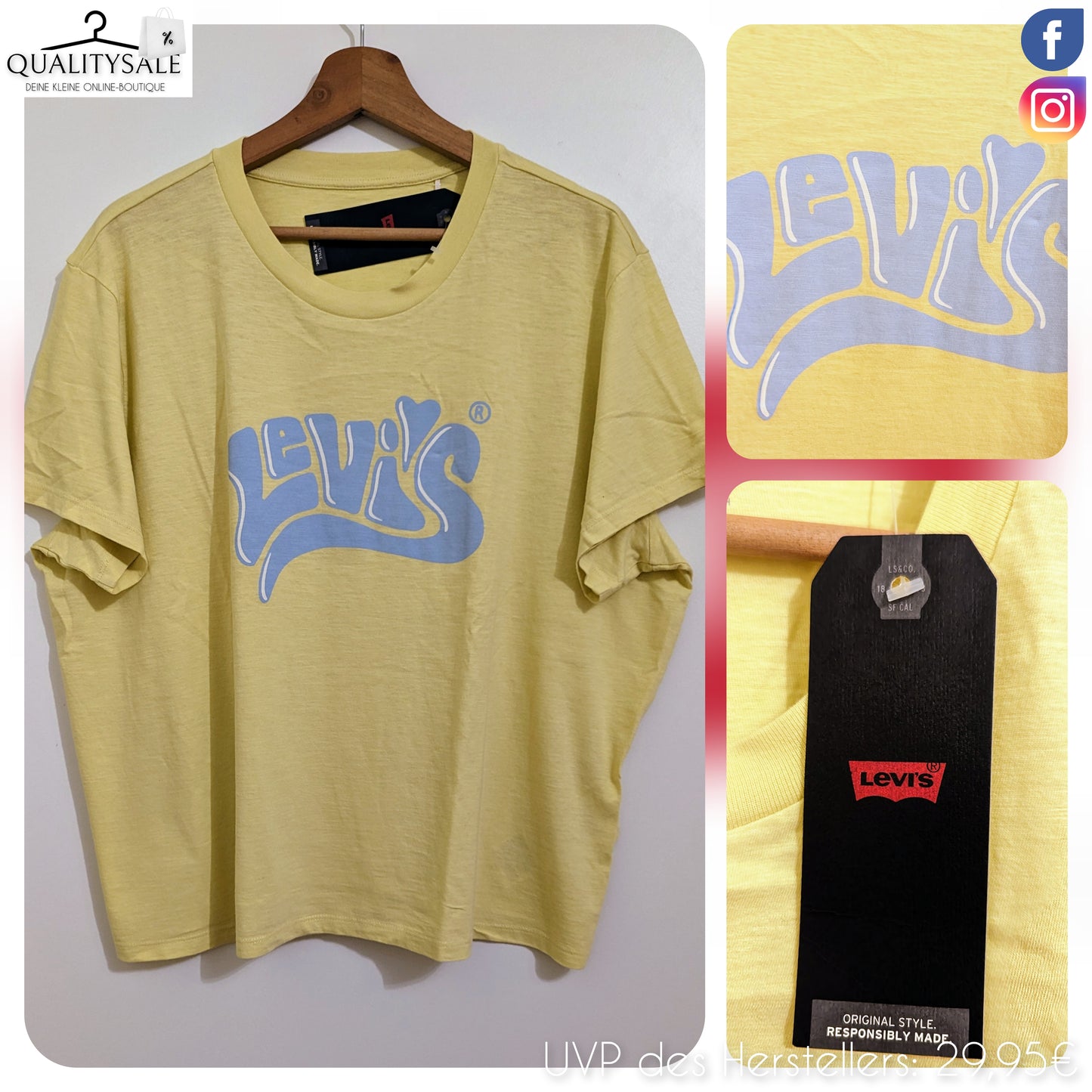 LEVI'S Damen T-Shirt Gr. 48