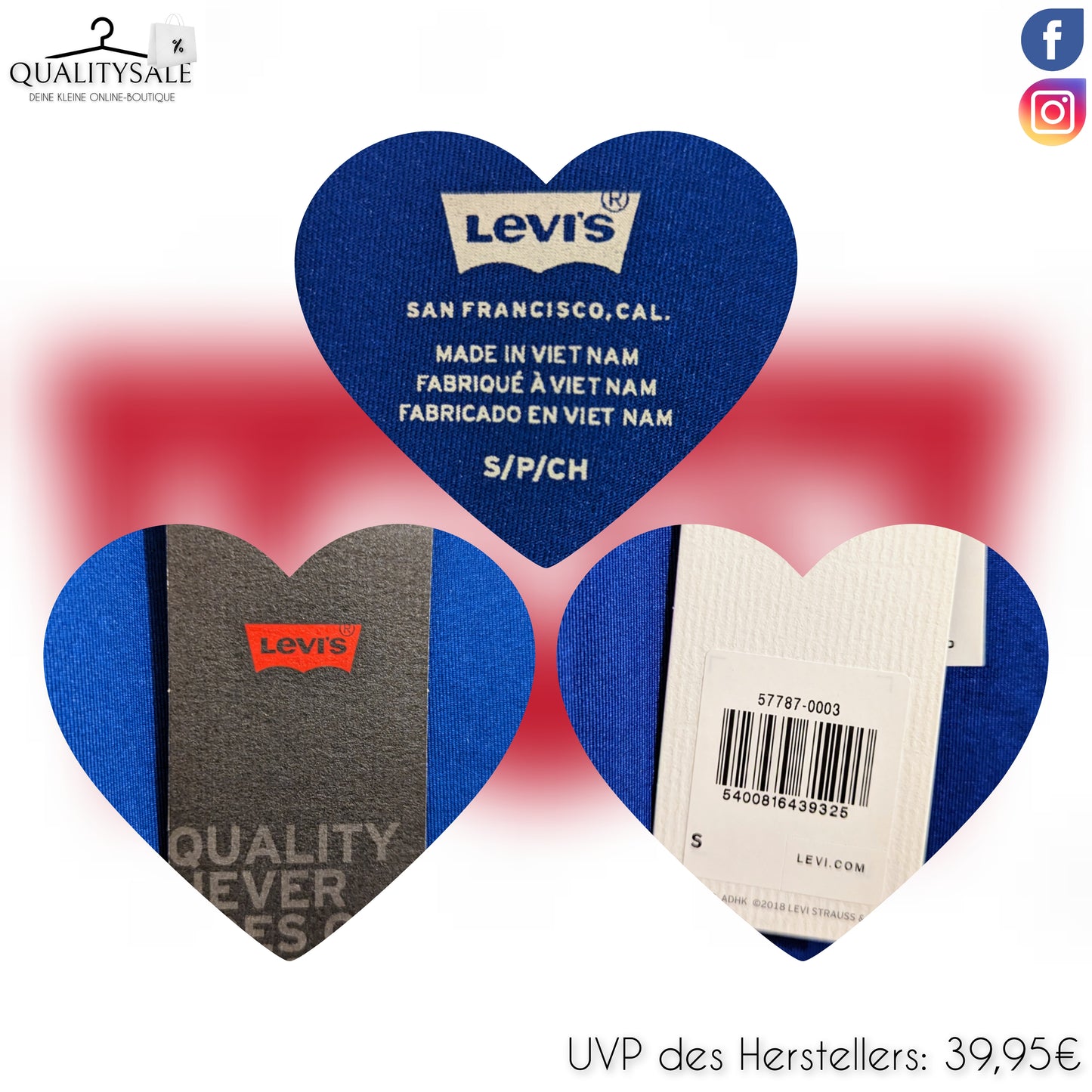 LEVI'S Damen Bodysuit Gr. S