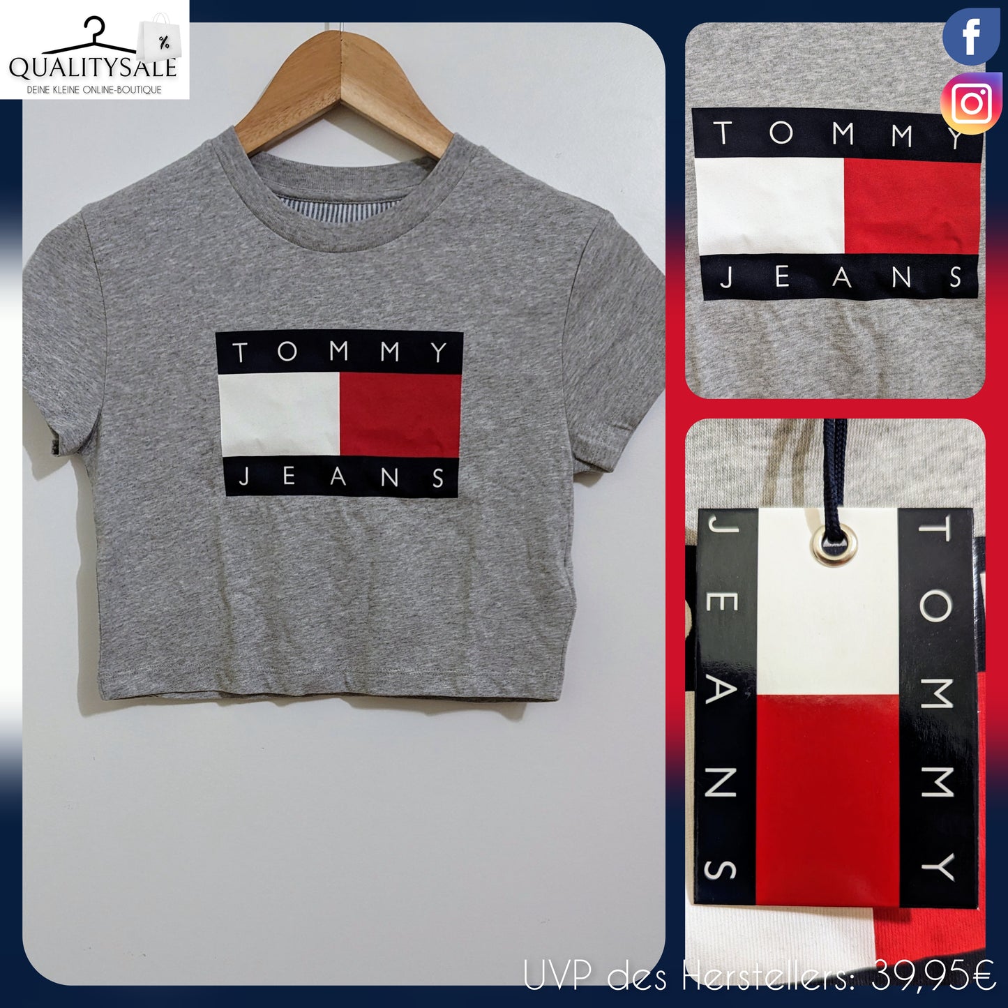 TOMMY JEANS Mädchen T-Shirt Gr. 128