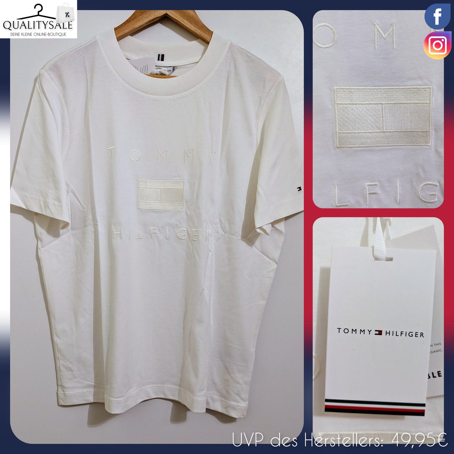 TOMMY HILFIGER Damen T-Shirt Gr. XL oder XXL
