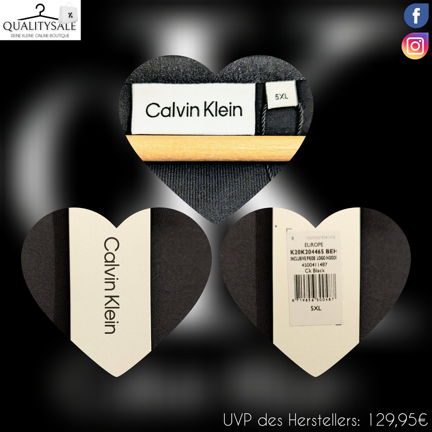 CALVIN KLEIN Damen Hoodie Gr. 48 oder 50