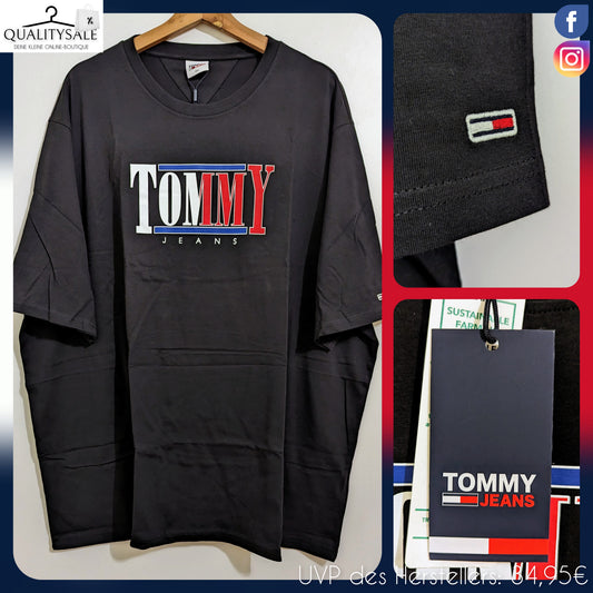 TOMMY JEANS Herren T-Shirt Gr. 3XL oder 4XL Plus Size