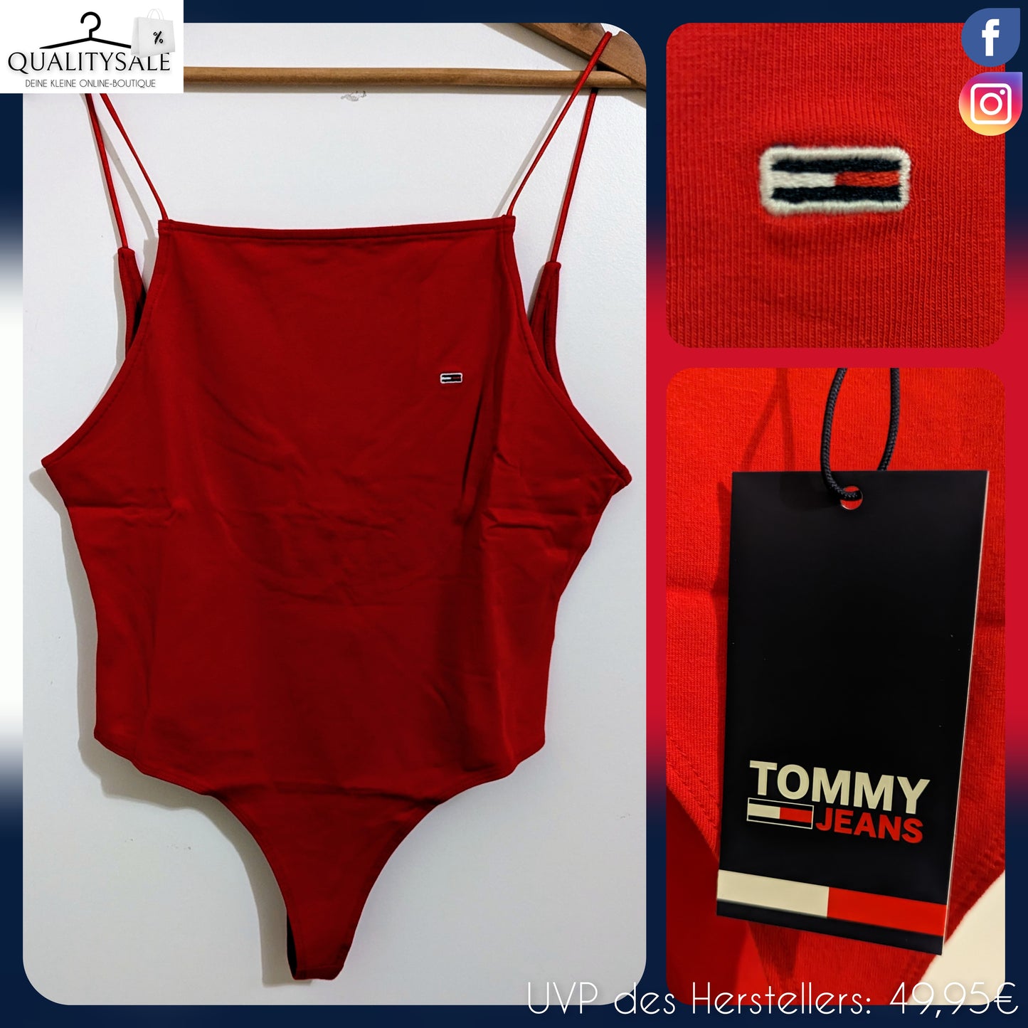 TOMMY JEANS Damen Bodysuit Gr. 42