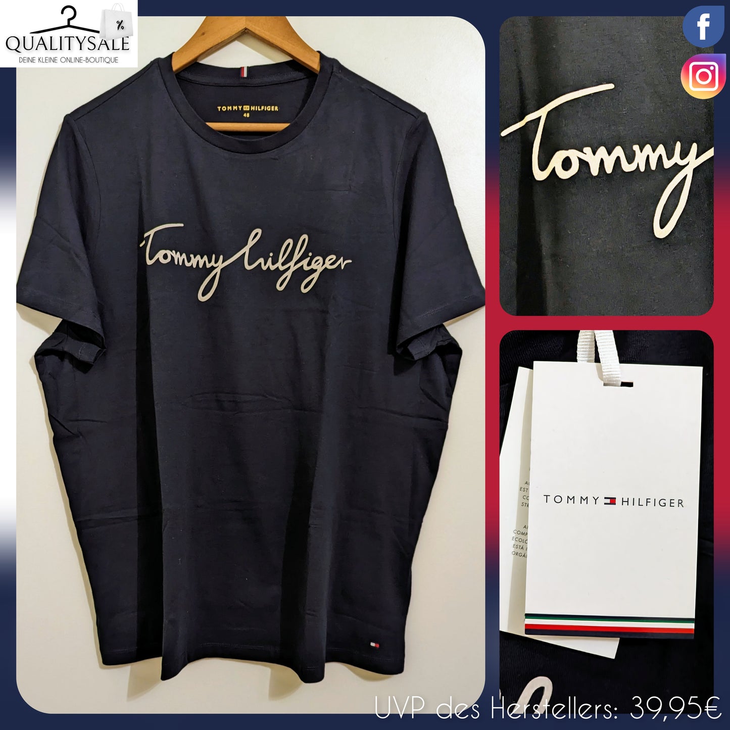TOMMY HILFIGER Damen T-Shirt Gr. 50