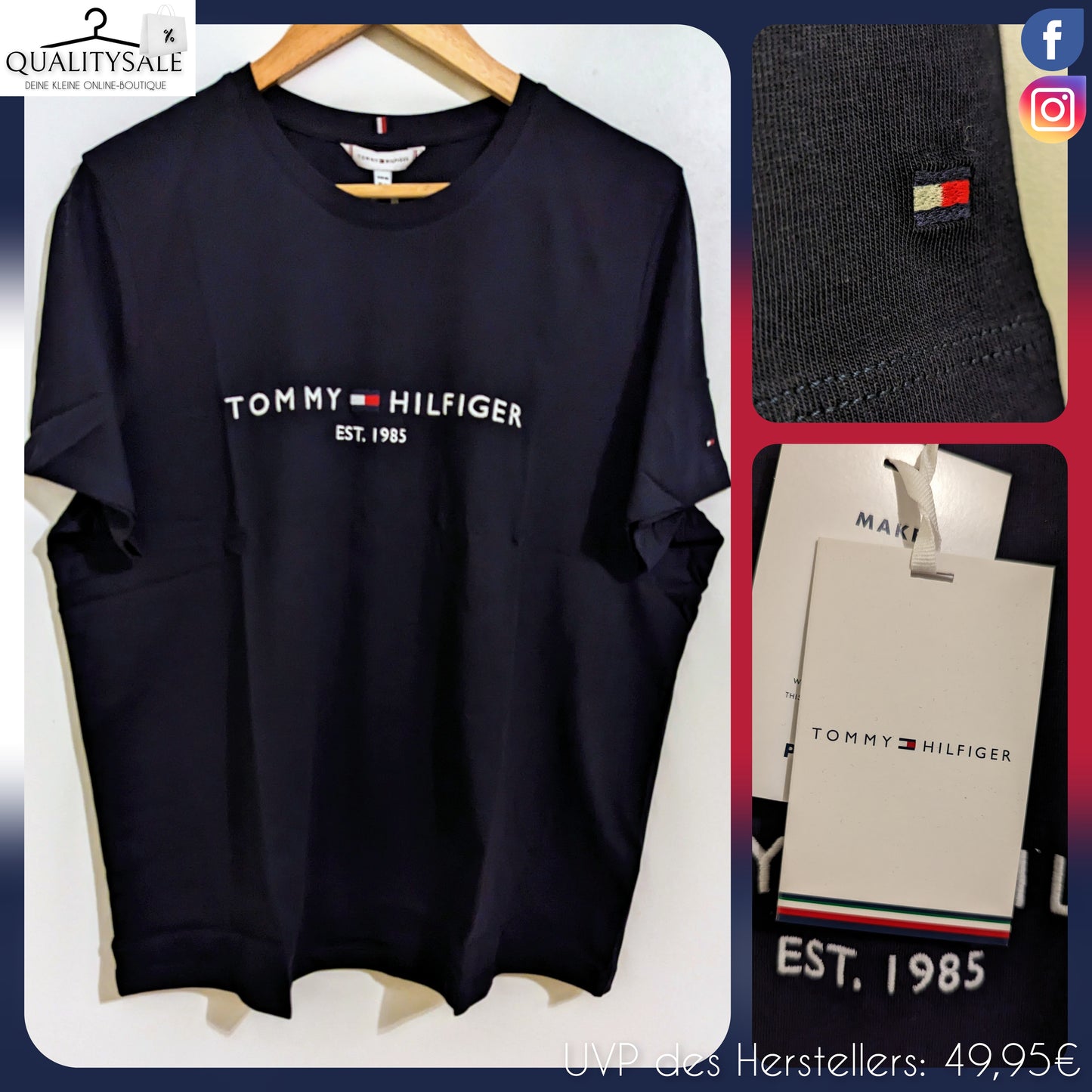 TOMMY HILFIGER Damen T-Shirt Gr. 46