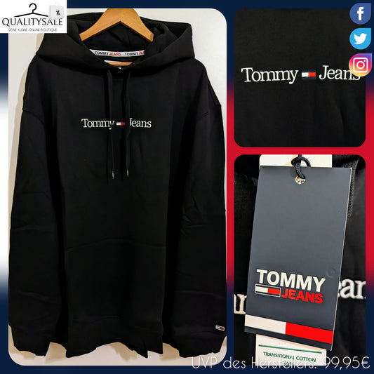 TOMMY JEANS Herren Hoodie Gr. 3XL, 4XL oder 5XL Plus Size