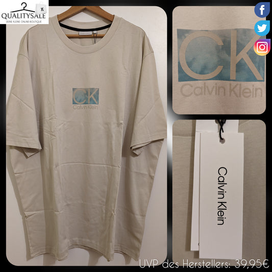 CALVIN KLEIN Herren T-Shirt Gr. 4XL oder 5XL Plus Size