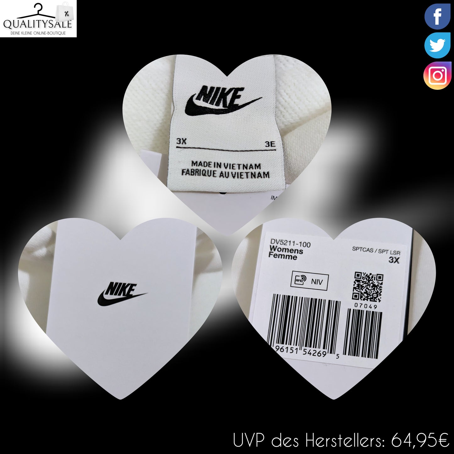 NIKE Damen Sweatjacke Gr. 50 oder 52