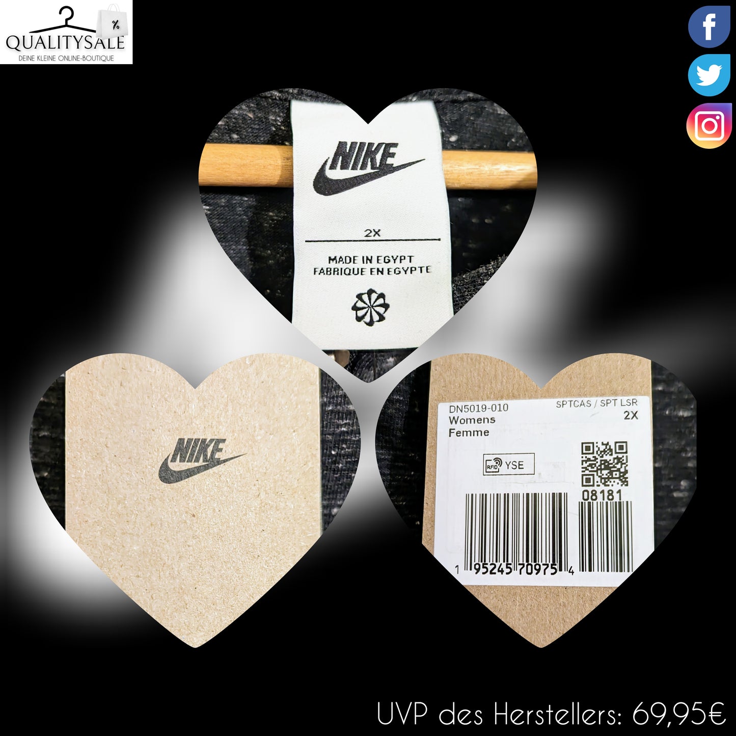 NIKE Damen Sweatjacke Gr. 52 oder 54