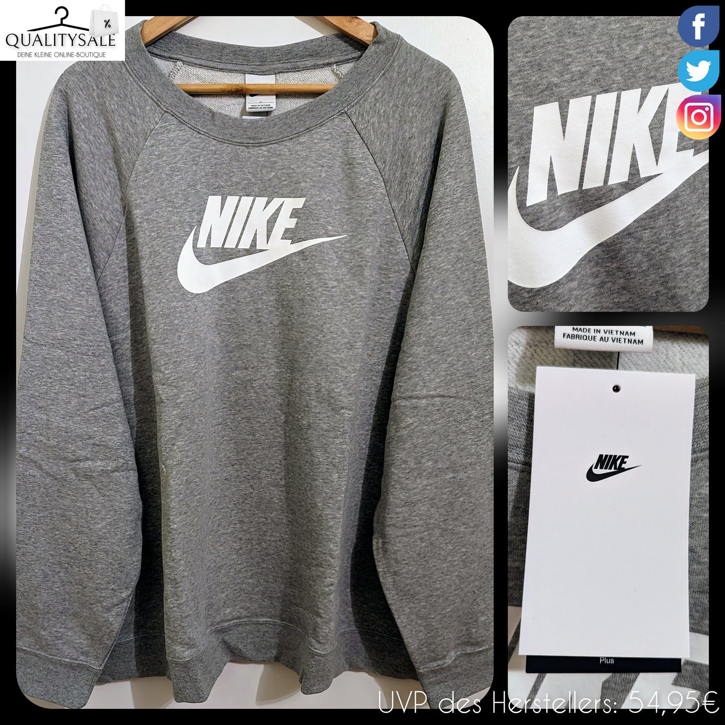 NIKE Damen Sweatshirt Gr. 54