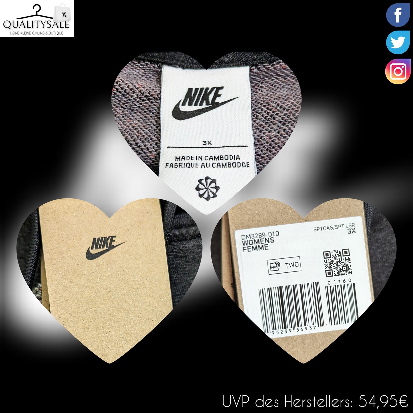 NIKE Damen Hoodie Gr 54/56