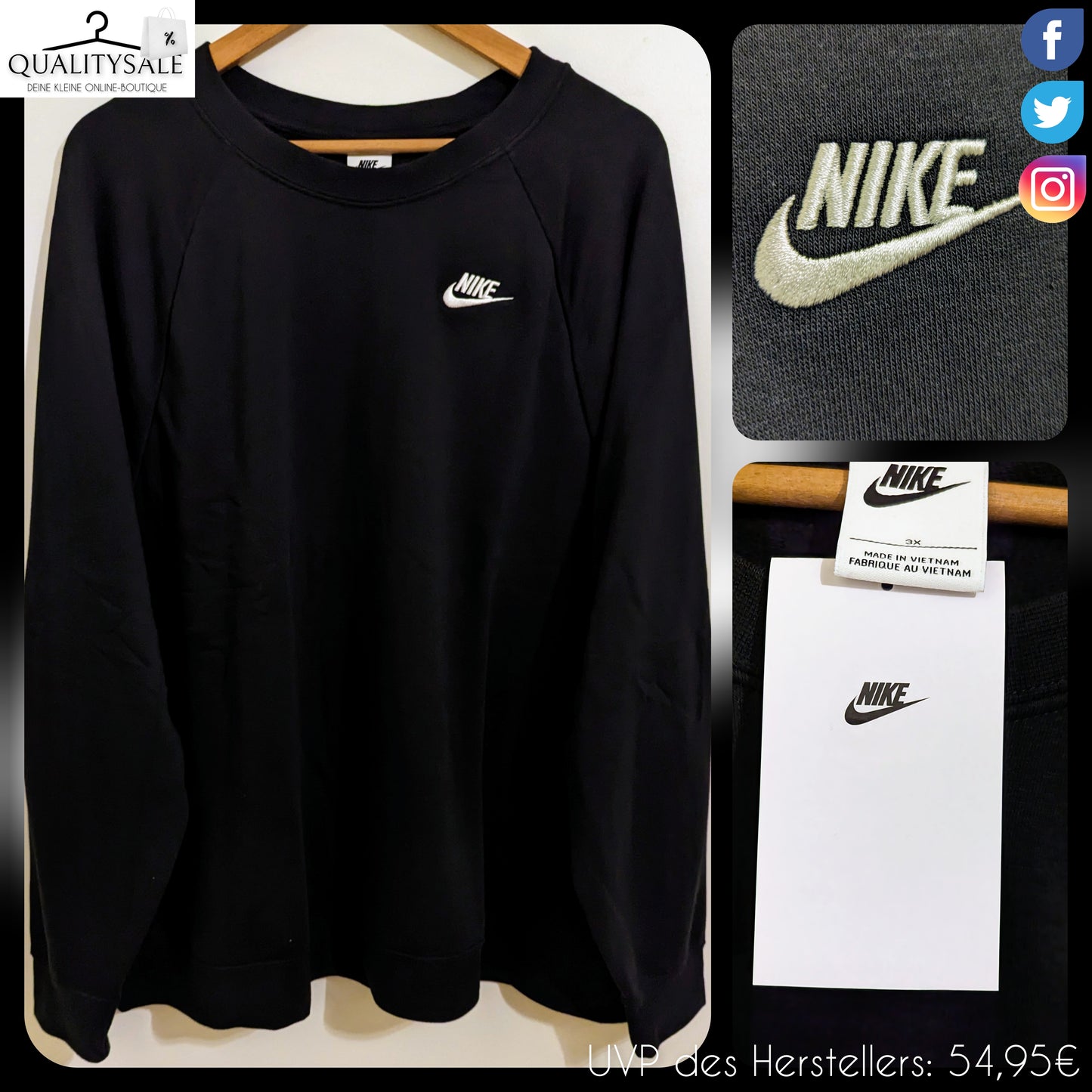 NIKE Damen Sweatshirt Gr. 52