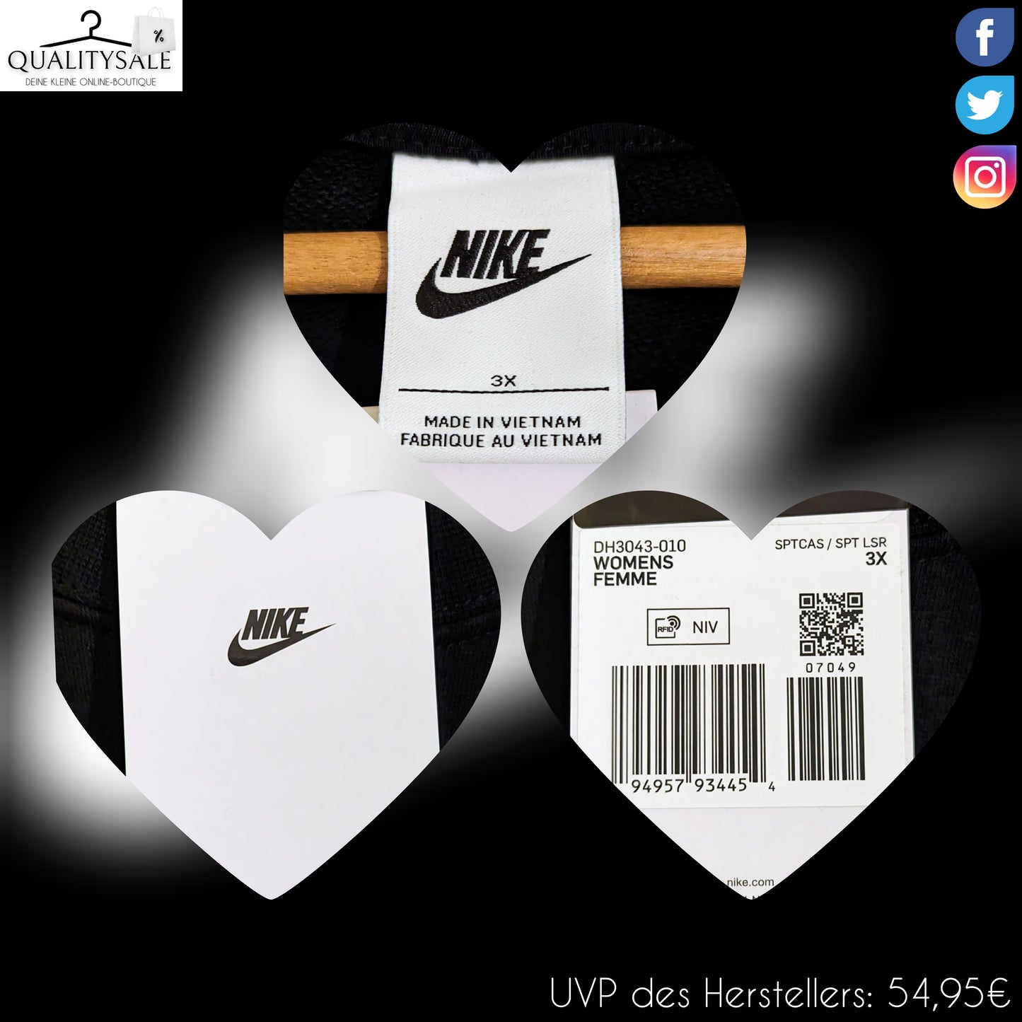 NIKE Damen Sweatshirt Gr. 52