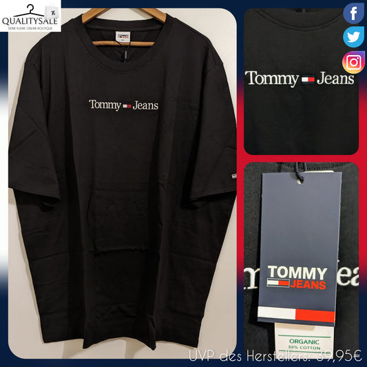TOMMY JEANS Herren T-Shirt Gr. 4XL oder 5XL Plus Size