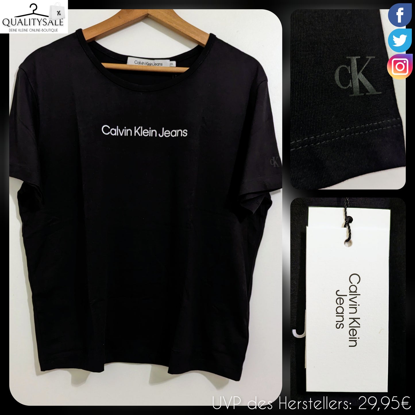 CALVIN KLEIN JEANS Damen T-Shirt Gr. 42