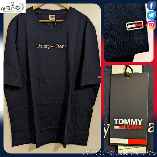 TOMMY JEANS Herren T-Shirt Gr. 3XL oder 5XL Plus Size
