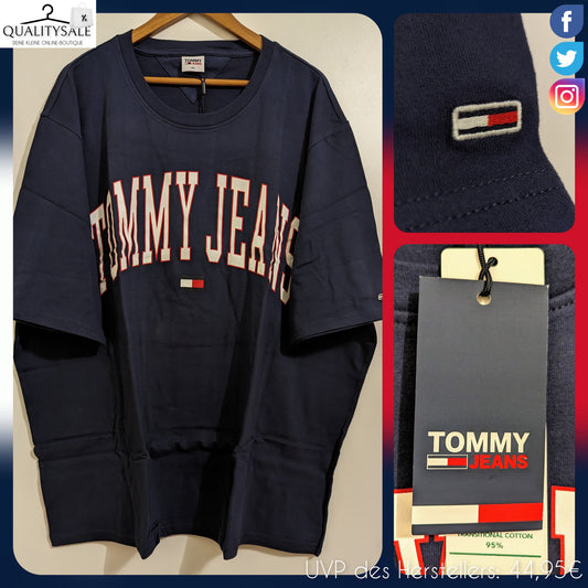 TOMMY JEANS Herren T-Shirt Gr. 4XL oder 5XL Plus Size